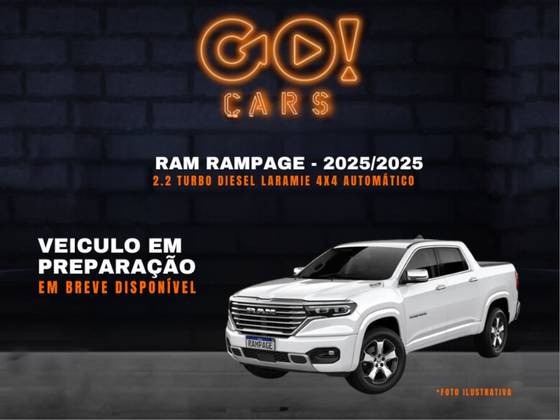 RAM RAMPAGE 2.2 TURBO DIESEL LARAMIE 4X4 AUTOMÁTICO RAM RAMPAGE 2.2 TURBO DIESEL LARAMIE 4X4 AUTOMÁTICO